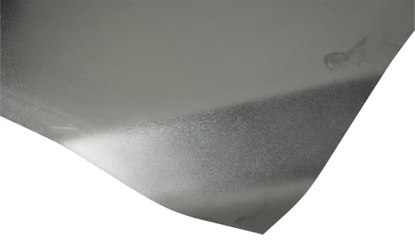 Feuille de zinc, l. 1 m L. 2 m . Ép. 0,65 mm. Garantie 2 ans.