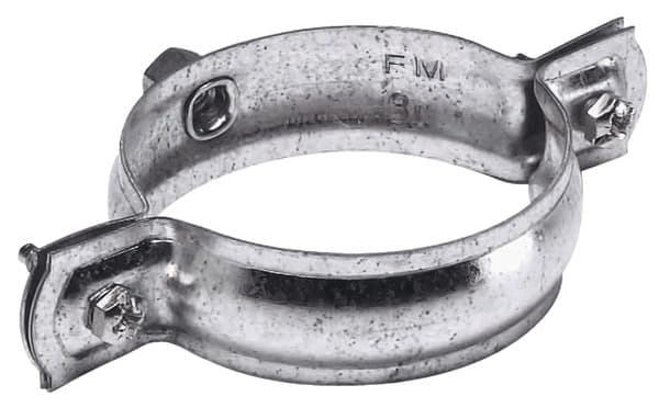 Collier en acier galvanisé Ø 80 mm Diam. 80 mm. Fixe le tuyau de descente