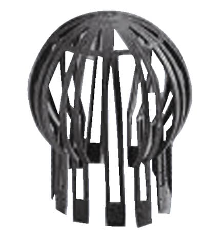 Crapaudine PVC Ø 80 mm À fixer à la naissance agrafable de la gouttière.