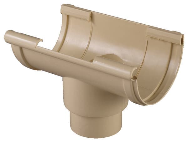 Naissance centrale en PVC, sortie Ø 50 cm en couleur gris