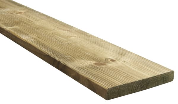 Planche bois - L. 4 m - Section 195 x 27 mm