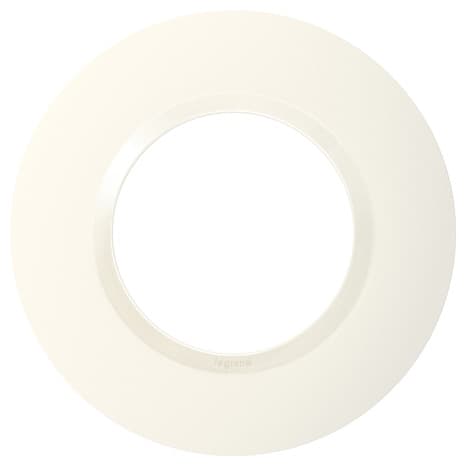 Plaque 1 poste rond "Dooxie" blanc - Legrand