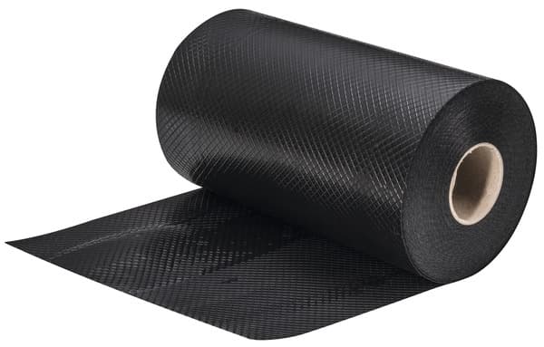 Rouleau de bande d'arase d'étanchéité noire 0.30 M x 30 M