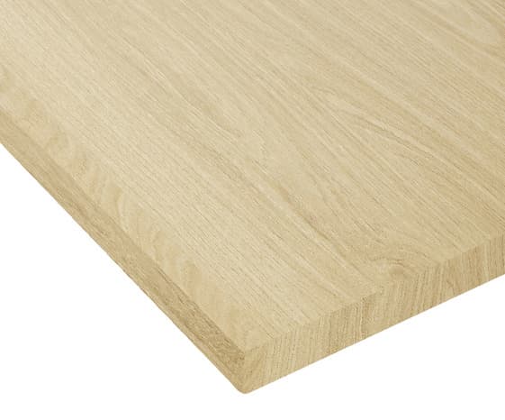 Plateau de bureau effet chêne - L. 120 x l. 80 x Ép. 1,8 cm