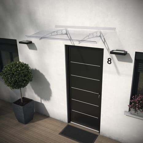 Miniature 2 de Marquise en polycarbonate - L. 140 cm RC005 - GEOM