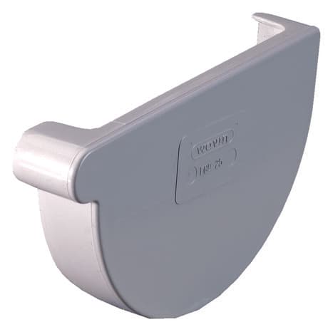 Miniature 3 de Fond de gouttière en PVC 25 mm gris - First