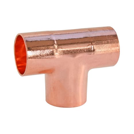 Lot de 2 tés égal à souder Ø12 - Somatherm