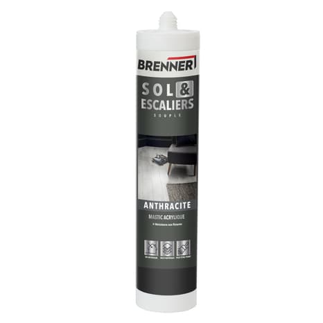 Joint finition parquet anthracite 280 ml - Brenner