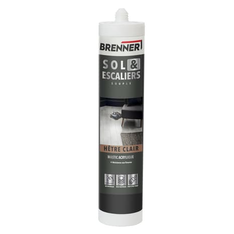 Joint finition parquet hêtre 280 ml - Brenner