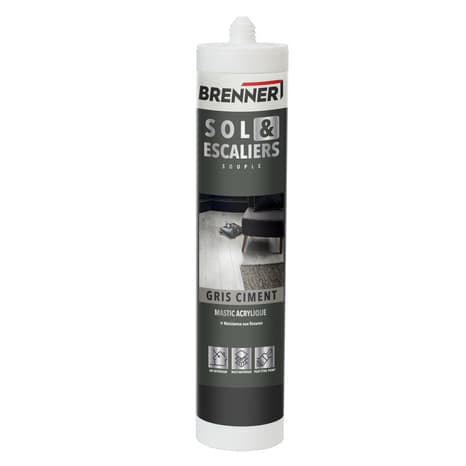 Joint finition parquet gris 280 ml - Brenner