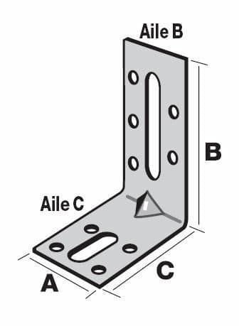 Miniature 3 de Equerre de bardage 65/218/52/2,5 - Simpson