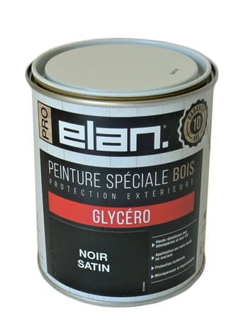 Peinture extérieur bois satin 0,75 L noir