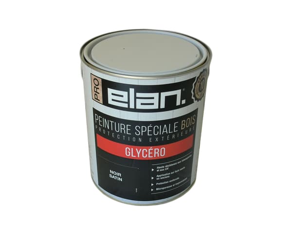 Peinture extérieur bois satin 2,5 L noir