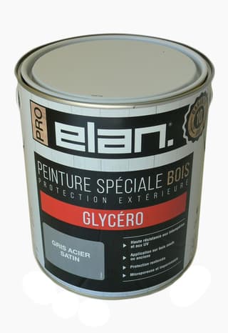 Peinture extérieur bois satin 2,5 L gris acier