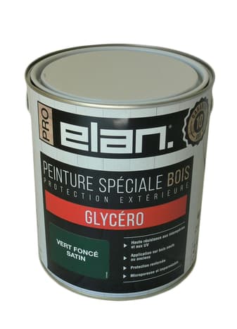 Peinture extérieur bois satin 2,5 L vert foncé