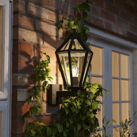 Miniature 4 de Applique murale "Natumo" E27 - Noir - Marque BLOOMA