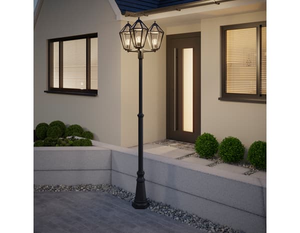 Miniature 4 de Lampadaire "Natumo" E27 - H. 2,50 m - Noir - Marque BLOOMA