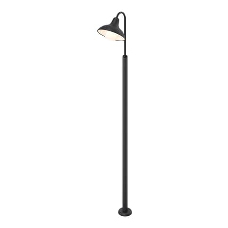 Miniature 2 de Lampadaire "Dirca" E27 - H. 200 cm - Anthracite - Marque BLOOMA