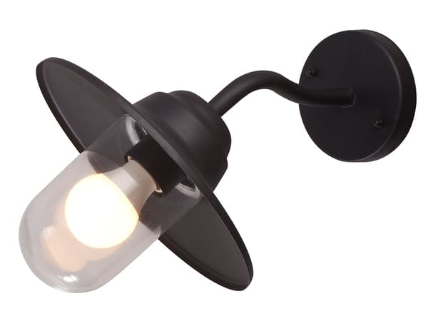 Miniature 2 de Applique murale "Trolia" IP44 E27 - Noir - Marque BLOOMA