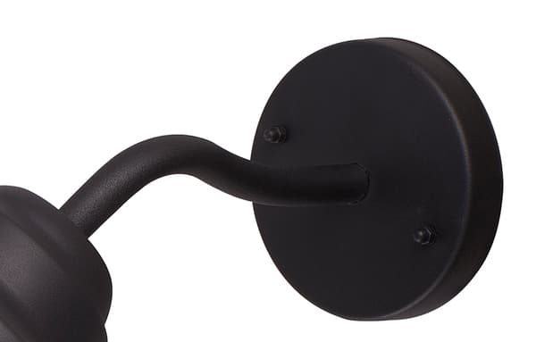 Miniature 4 de Applique murale "Trolia" IP44 E27 - Noir - Marque BLOOMA