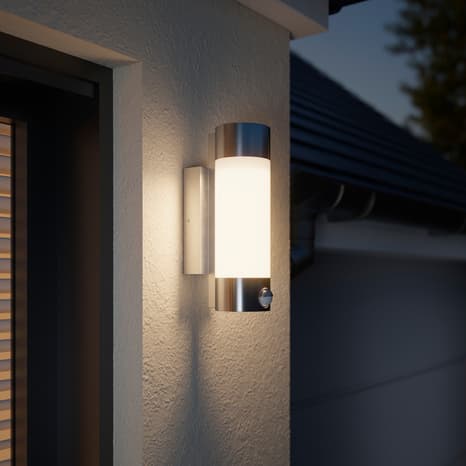 Miniature 5 de Applique murale à détection de mouvements "Carexo" LED - Acier - Marque BLOOMA