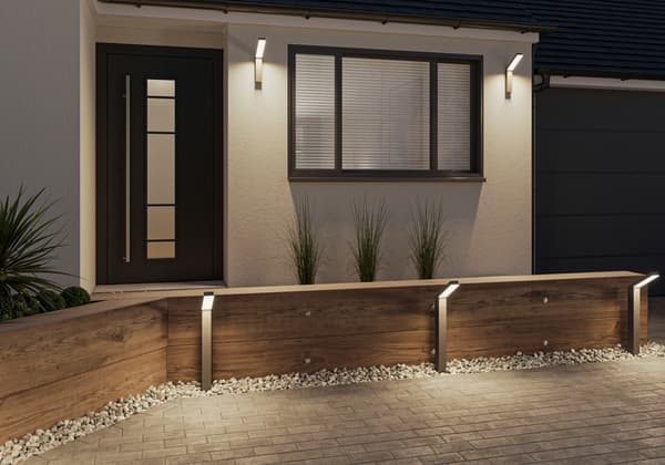 Miniature 6 de Borne "Scabio" LED - Anthracite - Marque BLOOMA