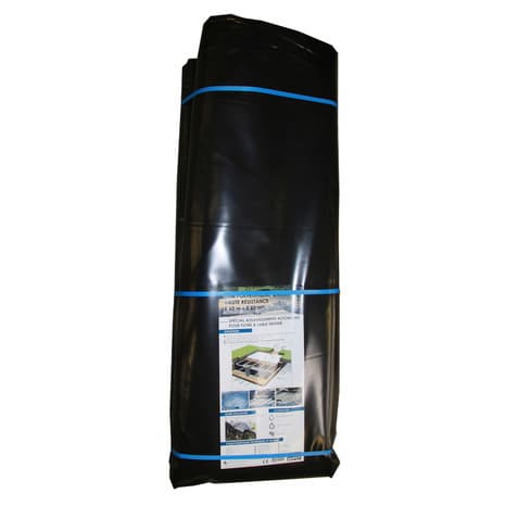 Miniature 3 de Rouleau de film multi-usages en polyéthylène tri couche 400 microns noir 8,60x8,60 m