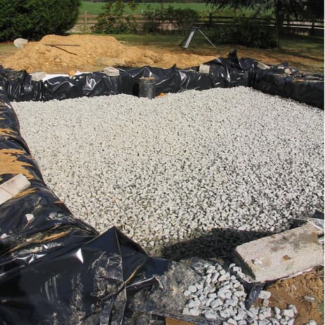 Miniature 7 de Rouleau de film multi-usages en polyéthylène tri couche 400 microns noir 8,60x8,60 m