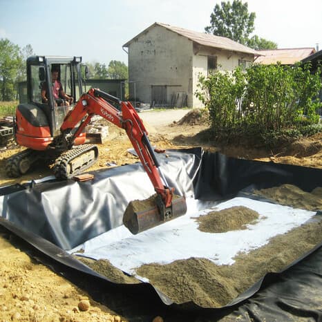 Miniature 7 de Rouleau de géotextile de filtration en polypropylène non tissé 150 g/m2 - 0,7 x 50 m