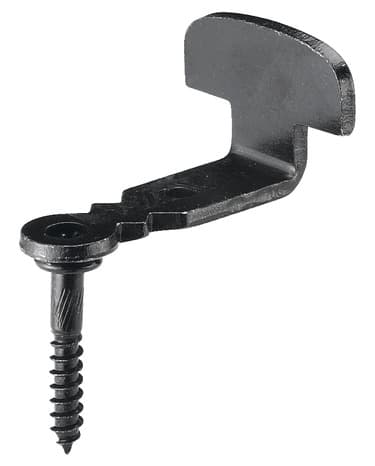 Butée coudée à vis en acier zingué 6 mm - AFBAT