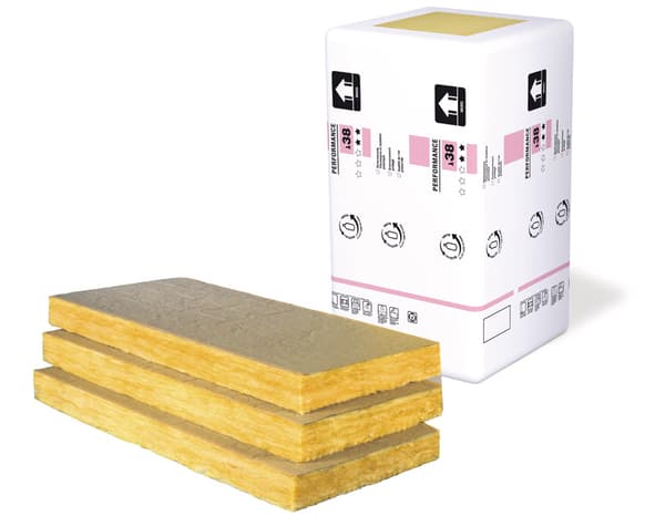 Laine de verre 45mm Cloison 38 R:1,2 - 1,35m x 0,6m - 20 panneaux kraft - Supralaine