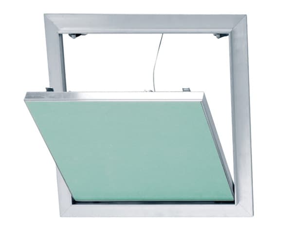 Miniature 2 de Trappe de visite en aluminium à peindre 40 X 40 cm système "PUSH" - Placoplâtre