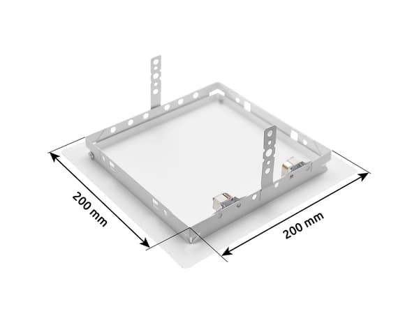 Miniature 5 de Trappe de visite en acier 20 x 20 cm système "PUSH" - Diall