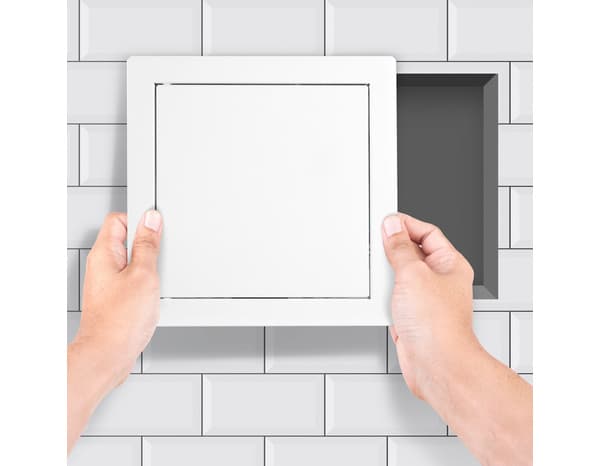 Miniature 6 de Trappe de visite en acier 50 x 50 cm système "PUSH" - Diall