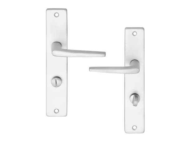 Miniature 3 de Poignée de porte "Cyriac" avec serrure à condamnation - Entraxe 195 mm - Cooke and Lewis