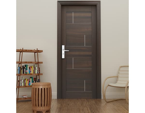 Miniature 6 de Poignée de porte "Cyriac" avec serrure à condamnation - Entraxe 195 mm - Cooke and Lewis