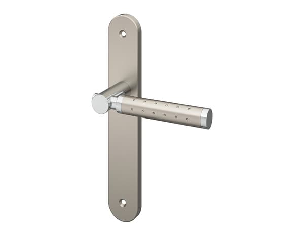 Miniature 2 de Poignée de porte "Bernice" sans trou - Entraxe 195 mm - Cooke and Lewis