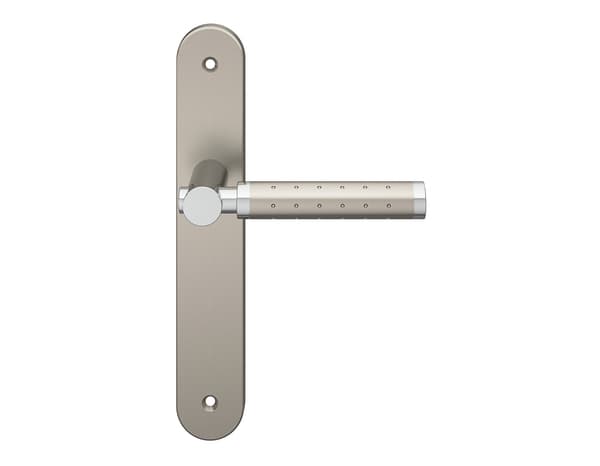 Miniature 3 de Poignée de porte "Bernice" sans trou - Entraxe 195 mm - Cooke and Lewis