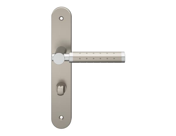 Miniature 3 de Poignée de porte "Bernice" avec serrure à condamnation - Entraxe 195 mm - Cooke and Lewis