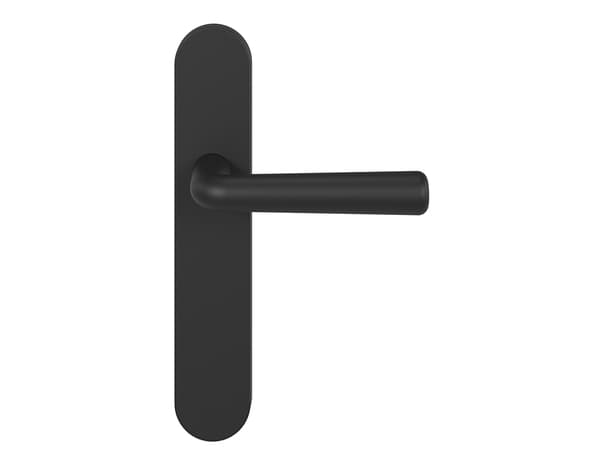 Miniature 3 de Poignée de porte "Derenic" sans trou - Noir - Entraxe adaptable 165-195 mm - Cooke and Lewis