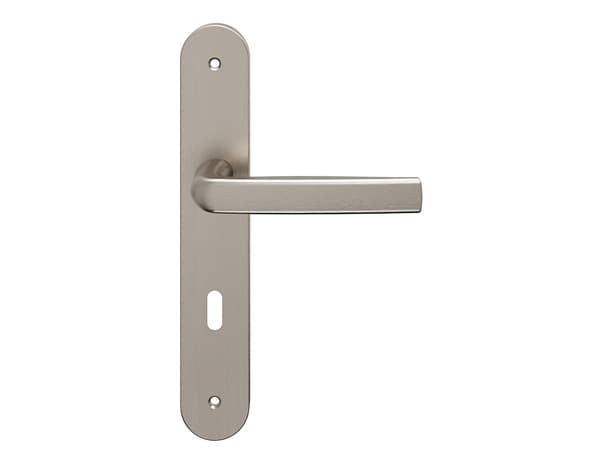 Miniature 3 de Poignée de porte "Iza" avec trou pour clé - Entraxe 195 mm