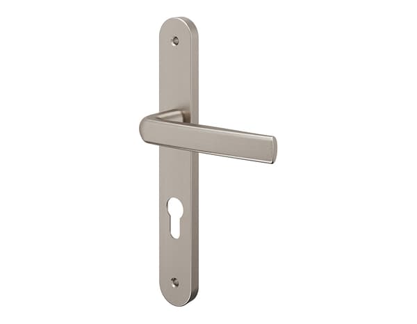 Miniature 2 de Poignée de porte extérieure "Iza" avec trou pour cylindre - Entraxe 195 mm