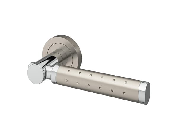 Miniature 2 de Poignée de porte sur rosace "Bernice" sans trou - Cooke and Lewis