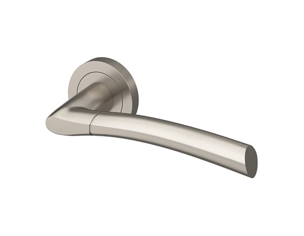 Miniature 2 de Poignée de porte sur rosace "Helmic" sans trou - Cooke and Lewis