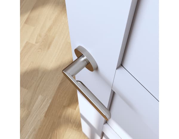 Miniature 3 de Poignée de porte sur rosace "Marick" sans trou - Cooke and Lewis