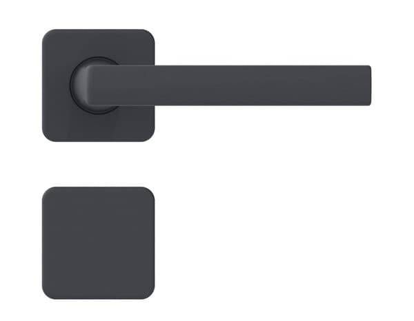 Miniature 3 de Poignée de porte sur rosace "Koya" - avec serrure à condamnation - Entraxe 24 mm - Assa Abloy - Assa Abloy