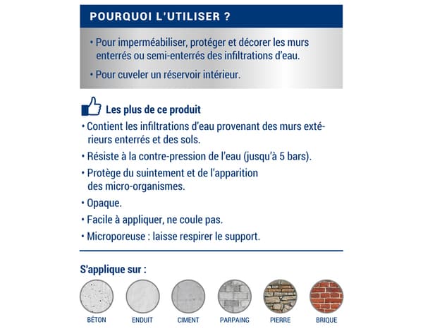 Miniature 4 de Peinture cave & sous-sol intérieur satin 2,5 L - Ripolin