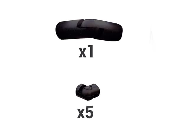 Miniature 2 de Connecteur d'angle aluminium noir pour balustrade "Jorun" - GEOM