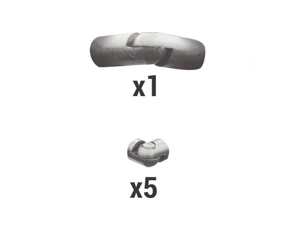 Miniature 2 de Connecteur d'angle aluminium pour balustrade "Jorun" - GEOM