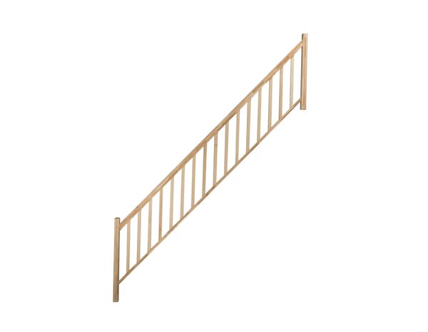 Miniature 2 de Balustrade verticale en hêtre "Fineas" escalier droit